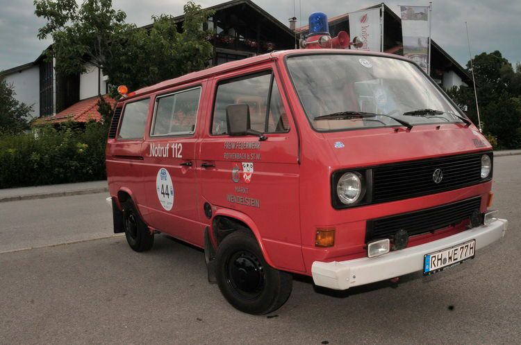 Löschte jeden Brand: der VW Bus T2 der Feuerwehr (Baujahr 1987). (Bild: Zietz)