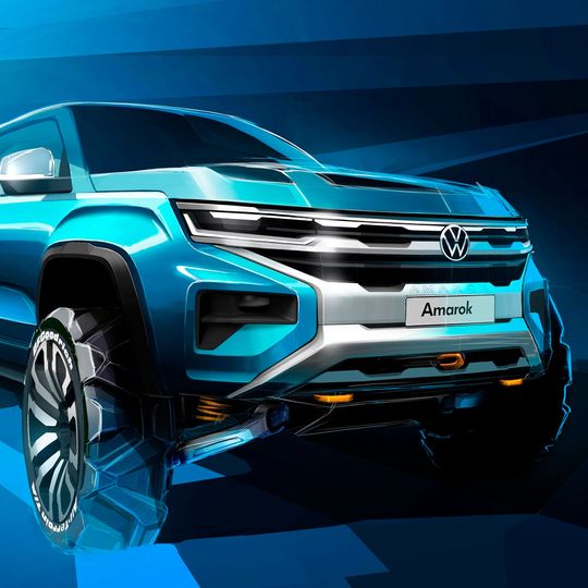 Der nächste VW Amarok soll 2022 marktreif sein.(Bild:  Volkswagen Nutzfahrzeuge)