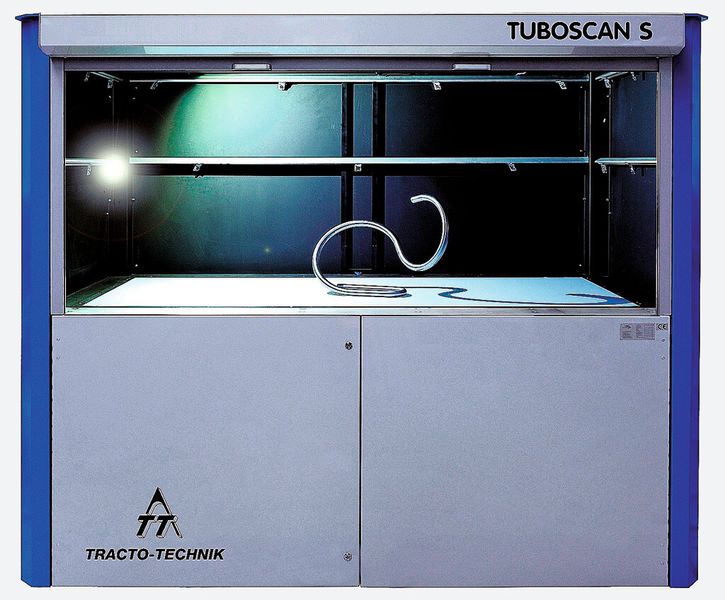 Für die präzise Vermessung von Rohrfiguren benötigt Tuboscan S nur wenige Sekunden. (Bild: Tracto Technik)