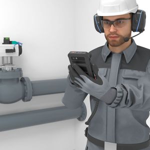 Für Instandhaltungsarbeiten kann man auf explosionsgeschützte Mobilgeräte und Smart Glasses der Pepperl+Fuchs-Marke Ecom zurückgreifen.(Bild:  Pepperl+Fuchs)