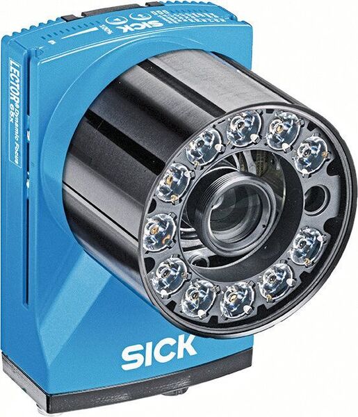 2014 brachte Sick den Codeleser Lector65x auf den Markt. Die kamerabasierte Lösung identifiziert 1D-, 2D und direkt markierte Codes in Höchstgeschwindigkeit. (Sick)