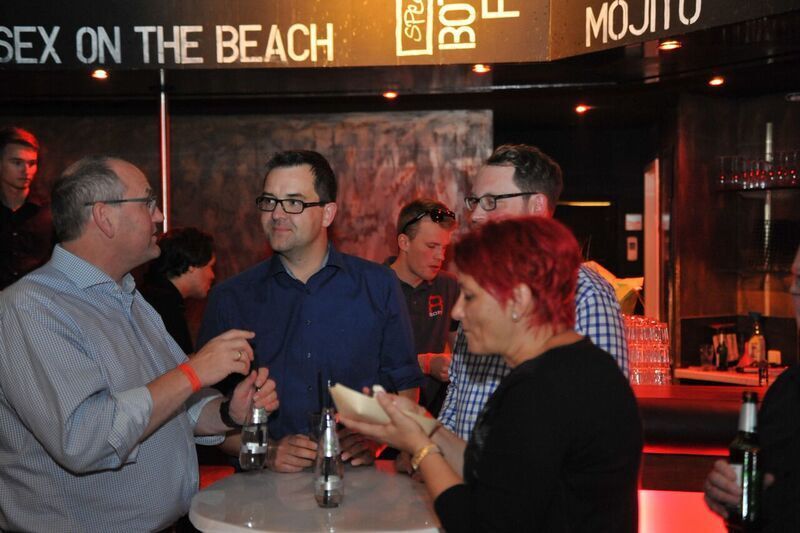 Dietmar Helmich (Helmich IT-Security), Mirko Savic (Linet), Timo Springmann (Linet) und Violetta Dindic (Helmich IT-Security) (8Soft)