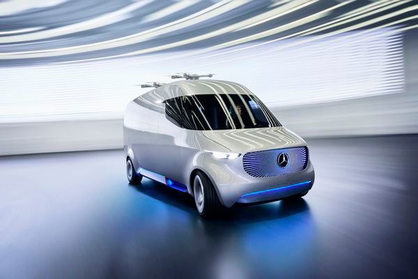 Der Vision Van von Daimler leistet 75 kW/102 PS und verwöhnt mit einer Durchzugskraft von bis zu 270 Newtonmetern. (Daimler)