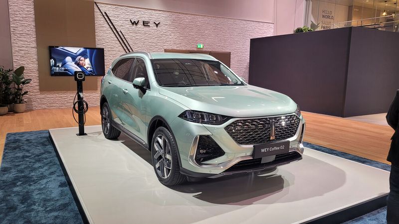 Der Wey Coffee 02 geht im kommenden Jahr als zweites Modell im bommenden C-SUV-Segment an den Start – ebenfalls als Plug-in-Hybrid. (Bild: Wehner/Vogel Communication Group)