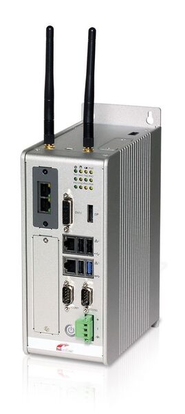 Parallel zu dem „Automatisierungs-System“ ist ein voll ausgebautes Net IOT Edge-Gateway an Profinet angeschlossen, welches Informationen von den Net IC-Modulen parallel zum SPS-Zyklus über OPC/UA-Telegramme abfragt. (Hilscher)