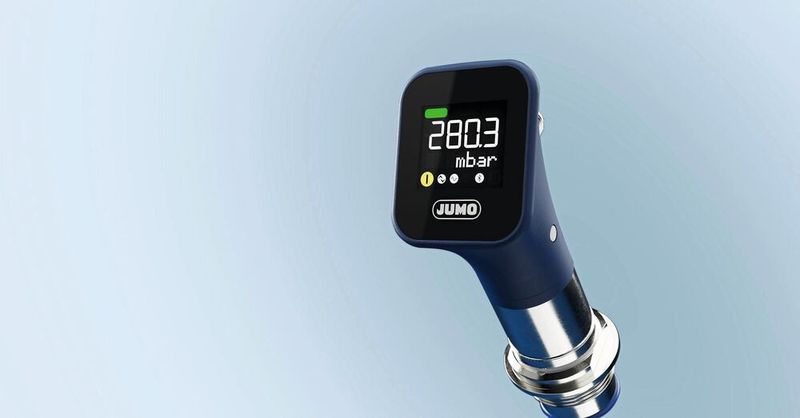 Der Druckmessumformer Delos (s. Bild) ist wie der Taros S47 P ein unverzichtbares Element jeder modernen Kühlanlage. (Bild: Jumo)