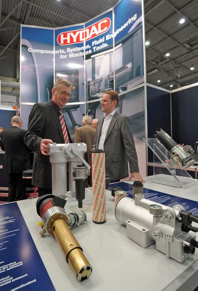 13. Intec: Beratungs- und Fachgespräche am Stand der Hydac International GmbH aus Sulzbach. (Bild: Leipziger Messe/Uwe Frauendorf)