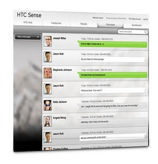Neben weiteren Sicherheits-Features wie Lokalisierung und Remote-Wipe bietet HTCsense.com auch ein Backup für alle SMS-Konversationen, die Anruflisten und alle Kontakte. So sind selbst bei einem gestohlenen Handy die wichtigen Daten nicht verloren. (Archiv: Vogel Business Media)