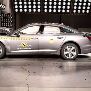 Euro-NCAP hat vier neue Fahrzeuge dem Crashtest unterzogen. Der Audi A6 ...(Bild:  Euro-NCAP)