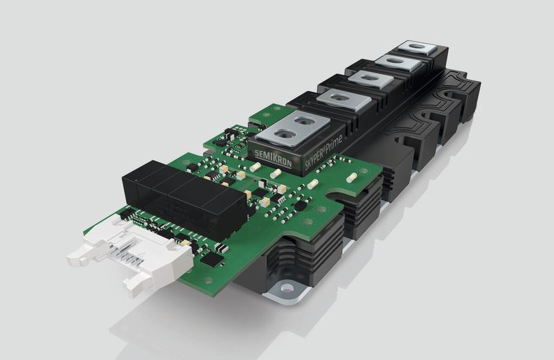 Semikron: Der SKYPER Prime treibt die Semitrans-10-Module bis 1400 A und 1700 V. (Bild: Semikron)