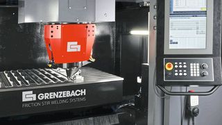 When it comes to the production of aluminum components that require absolutely tight welds, the friction-stir welding solution from Grenzebach is the right choice, the company said. (Source: Grenzebach)