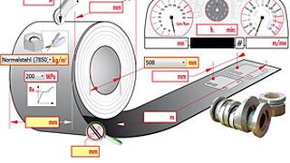 Dimecoil ist ein völlig neuartiges Berechnungstool, das vom französischen Unternehmen für flexible Stanzlinien Dimeco zur kostenlosen Nutzung im Internet angeboten wird. (Bild: Dimeco)