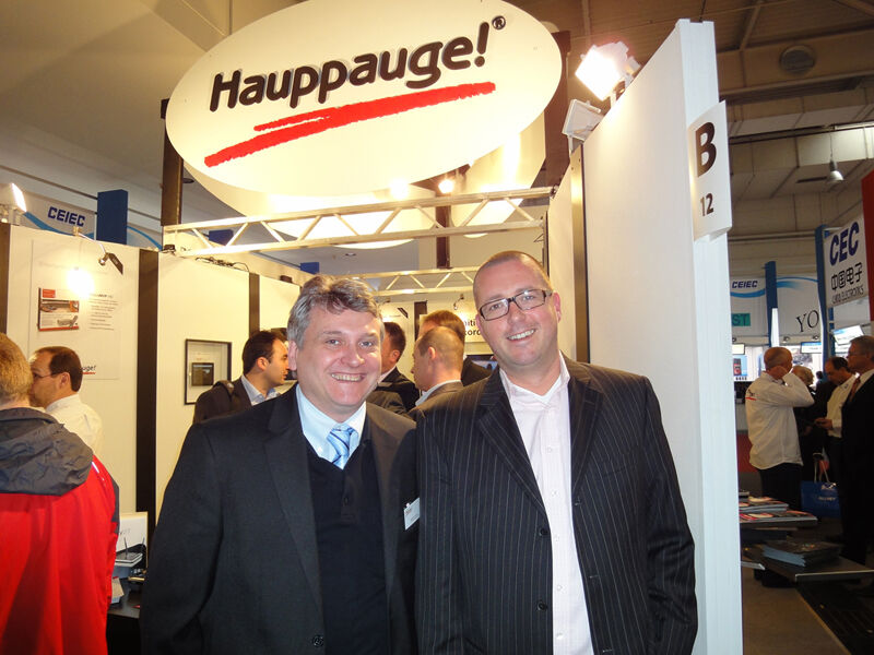 Alexander Hoch, Hauppauge (l.), und Karsten Kunert, Belkin (Archiv: Vogel Business Media)