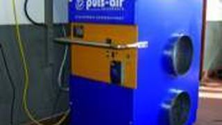 Das Puls-Air-Heizgerät reicht aus, um eine 300 m²-Werkstatt zu erwärmen. Fotos: Lauer (Archiv: Vogel Business Media)