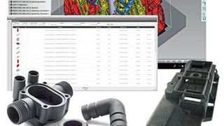 Bei der 4D_Additive Manufacturing Software Suite werden die CAD-Daten aller
gängigen Systeme wie Catia, NX, Solidworks, Creo, STEP oder JT mit allen
Fertigungsinformationen (PMI) gelesen und als exakte B-Rep-Geometrie verarbeitet. (Core Technologie)