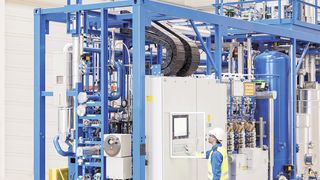 Linde Hydroprime Wasserstoffgenerator (Bild: Julia Krämer/ Linde)