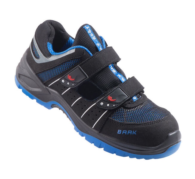 Mit einer Alu-Flex-Kappe ist auch die Sandale Harry aus der Serie Baak Industrial ausgestattet. (Baak)