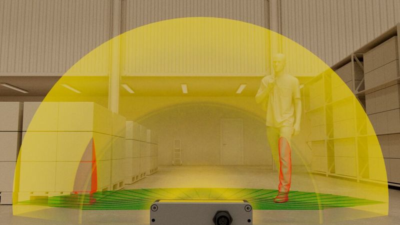 Der 3D-Ultraschallsensor Adar One ist für die sichere Erkennung von Personen gemäss den Anforderungen der europäischen Maschinenrichtlinie zertifiziert. (Bild: Sonair)