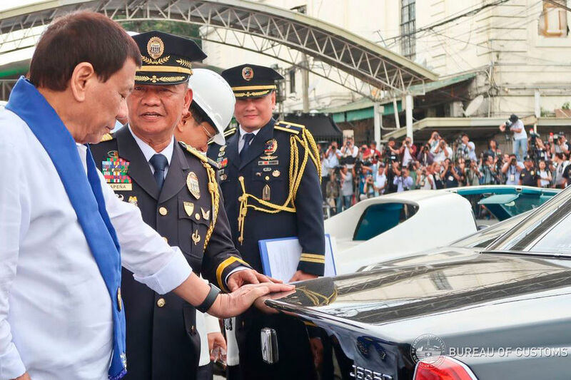 Die Anweisung dazu kam von Präsident Rodrigo Roa Duterte.  (Bureau of Customs PH)