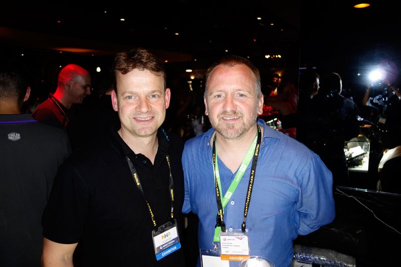 (l.) Andreas Walter, Alphacool, und Keven Nielsen, Hardwaretest Denmark (Bild: IT-BUSINESS)