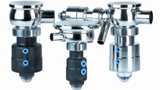 Die Tankbodenventile zeichnen sich durch totraumfreies Design für eine vollständige Behälterentleerung und eine optimale CIP/SIP-Reinigung aus.  (Bild: GEA Tuchenhagen)