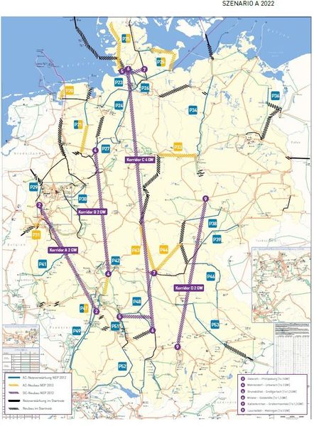 Szenario A 2022: (Bild: Netzbetreiber / VDE)