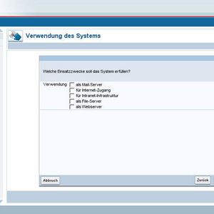 Die Installation des gesamten Systems läuft über Wizards ab und ist damit denkbar einfach