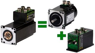 Modulare Closed-Loop-Bewegungssteuerung aus MSP-Schrittmotor, PA0260-Encoder und SMC66-Steuerung. (Bild: JVL)