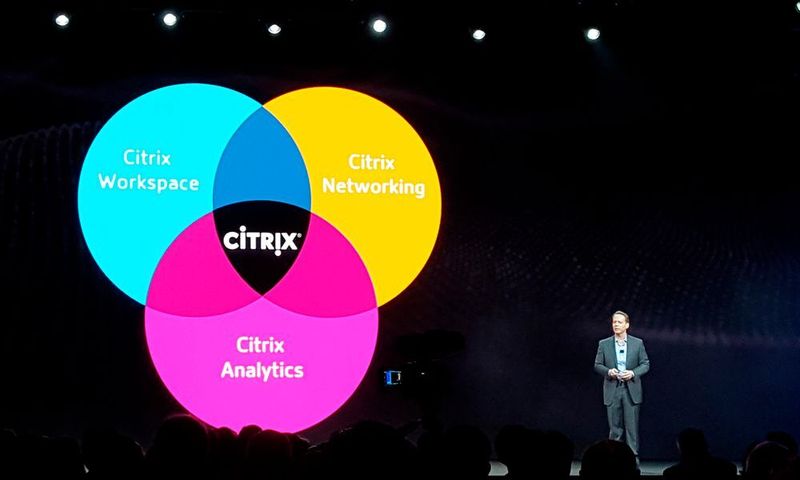 David Henshall erläuterte auf der Synergie die drei Säulen des Citrix-Lösungsportfolios. (Stefan Girschner)
