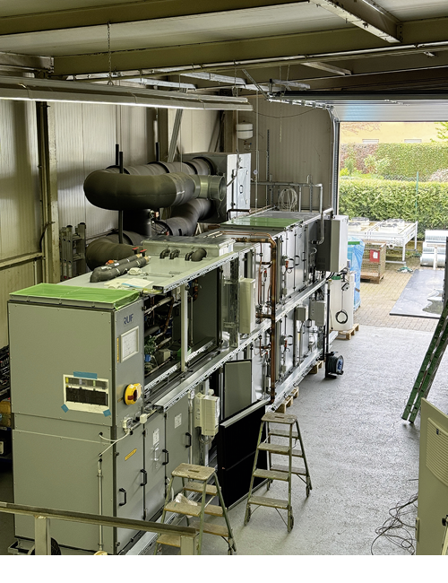 RUF Gebäudetechnik: Werkstatt für die ­Präzisionsklimatechnik.(Bild: RUF Gebäudetechnik GmbH)