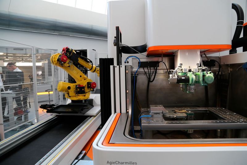 lexible Automationslösungen standen im Mittelpunkt an den Solution Days 2016 bei GF Machining Solutions in Losone. (Anne Richter, SMM)