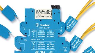 Mit der neuen Zwei-in-Eins-Klemme erweitert Finder die direkten Anschlussmöglichkeiten an das Relaissystem der Serie 39. (Bild: Finder)