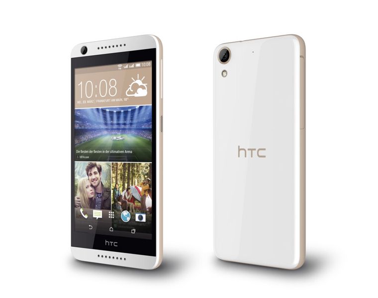 Das Desire 626 G Dual SIM in der Farbe White Birch. (Bild: HTC)