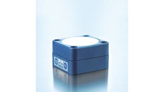 Der neue Ultraschall-Abstandssensoren lcs+600 von microsonic mit Echo-Laufzeitmessung besitzt eine Reichweite von acht Metern. (Bild: Microsonic)