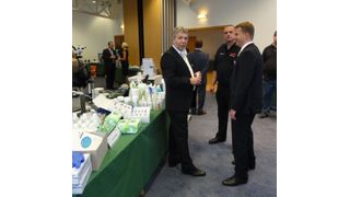 Interessierte aus der Laborbranche informierten sich auf der Omnilab-Labormesse in Rostock/Warnemünde.  (Bild: Omnilab)