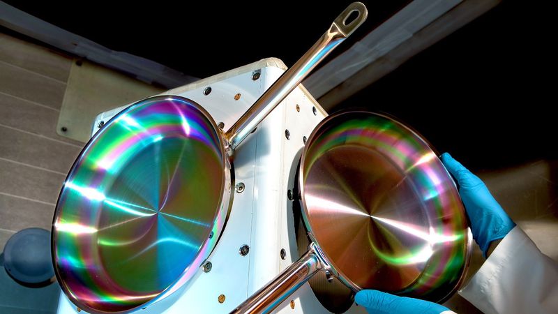Entwicklung eines magnetischen Warenträgers für die Pfannenbeschichtung mit Plaslon.(Bild:  Fraunhofer IFAM)