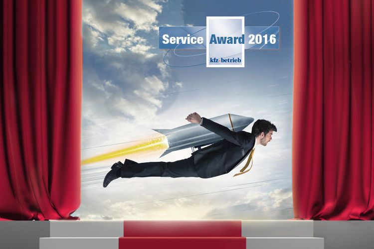 Die Verleihung des Service Awards findet am 15. September 2016 während der Automechanika in Frankfurt im Hotel Maritim statt. (»kfz-betrieb«)