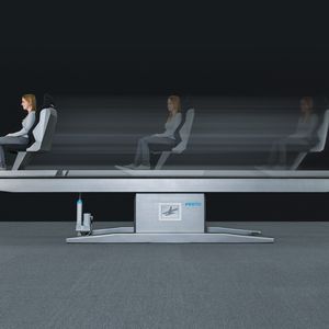 Supra-Linear-Motion: schweben dank Supraleitung.