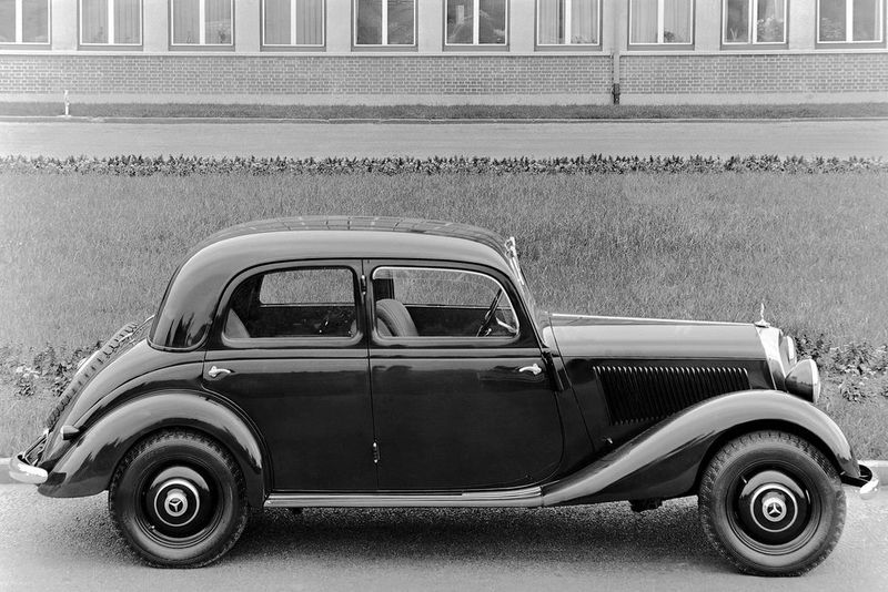 Der 170 V beziehungsweise der 170 D im Jahr 1950. (Daimler)