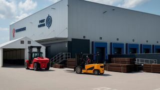 So sieht der seit März in Betrieb stehende HSG-Laser-Standort in Krefeld aus, der weite Teile von Nord- bis Südeuropa bedienen kann. (Bild: HSG Laser)