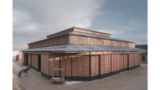 Die neue Reithalle für Pferdesport befindet sich im Cour du Puits, einem der beiden historischen Höfe des Nationalgestüts (Haras National).  (Bild: Yon de Poncins)