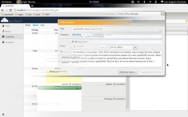 Abbildung 1: OpenSuse ist die erste Linux-Distribution, die ownCloud  mit  