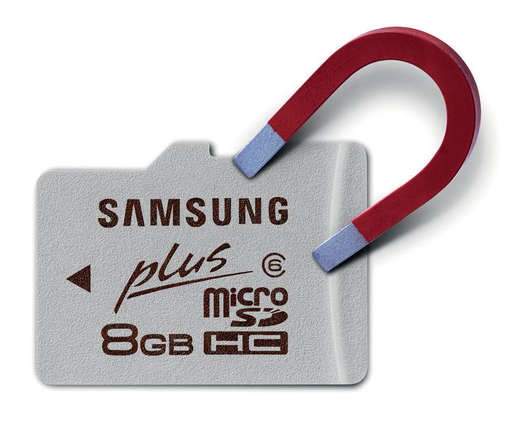 Die Memory Cards von Samsung sind magnetresistent. (Archiv: Vogel Business Media)