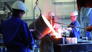 Beim Herstellen von Gussteilen bleiben die Eigenschaften des TRIP-Stahls erhalten. Bild: AC-Tech (Archiv: Vogel Business Media)