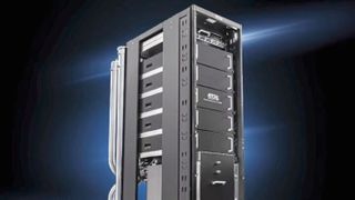 The modular bayed solution provides a cooling capacity of over 1 megawatt, ideal for the high power density of AI applications thanks to direct liquid cooling. (Image:Rittal GmbH & Co. KG)