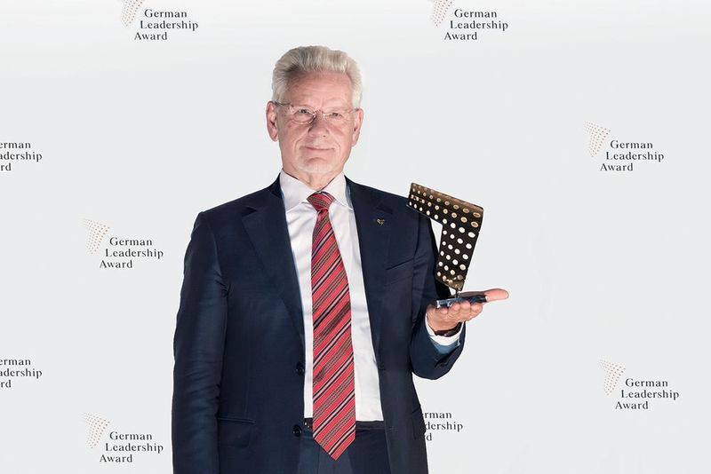 Dr. Manfred Wittenstein wurde für sein unternehmerisches Lebenswerk mit dem German Leadership Award 2018 ausgezeichnet. (German Leadership Award)
