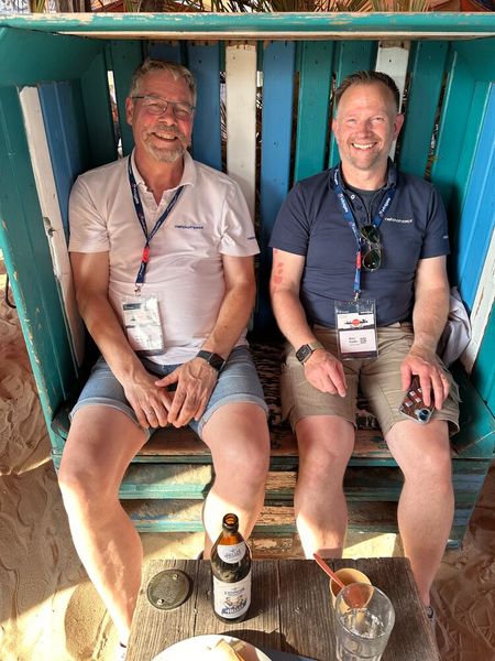 Marc Radke und Michael Wunsch (netzkonzept) brauchen eine kleine Verschnaufspause. (Bild: Vogel IT-Medien)