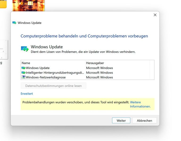 Microsoft stellt zum Download auch einen Assistenten für die Problembehebung von Windows-Updates in Windows 10 zur Verfügung. (Bild: Microsoft - Joos)