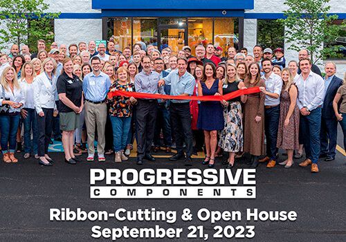 Progressive Components hosted a ribbon-cutting event on 21 September, with community leaders and industry colleagues present.