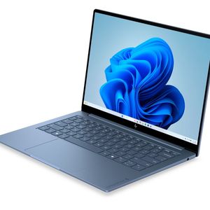 In der Basisvariante liefert das 14-Zoll-OLED-Display im Omnibook 5 eine Auflösung von 1.920 x 1.200 Bildpunkten. Gegen Aufpreis gibt es auch Touch-Erkennung. Im März 2027 soll ein 2,5K-Touch-OLED-Panel als Option folgen.(Bild:  HP)